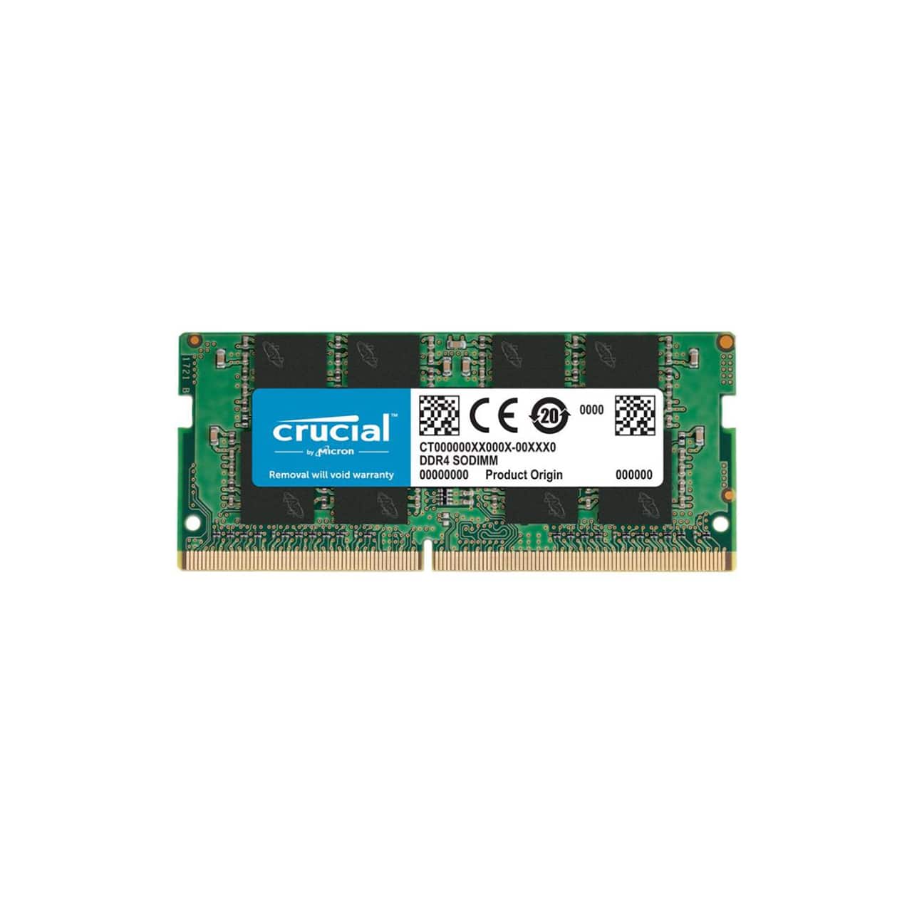 Crucial-8GB-DDR4-2666-SODIMM-sele.shop-p1-min.jpg رم نوت بوک DDR4 کروشیال تک کاناله 3200 مگاهرتز ظرفیت 8 گیگابایت CT8 - Image 1