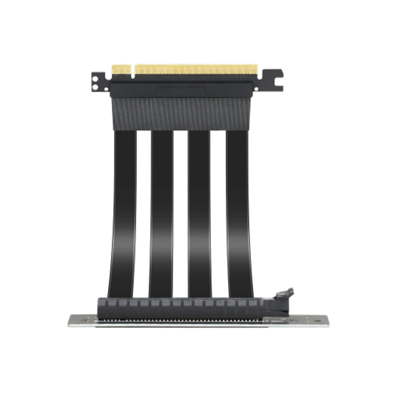 green-Riser-Cable-sele.shop-p1-min.jpg کابل نصب عمودی کارت گرافیک Green مدل PCI-E x16 3.0 Vertical Graphics Card mounting Kit - Image 1
