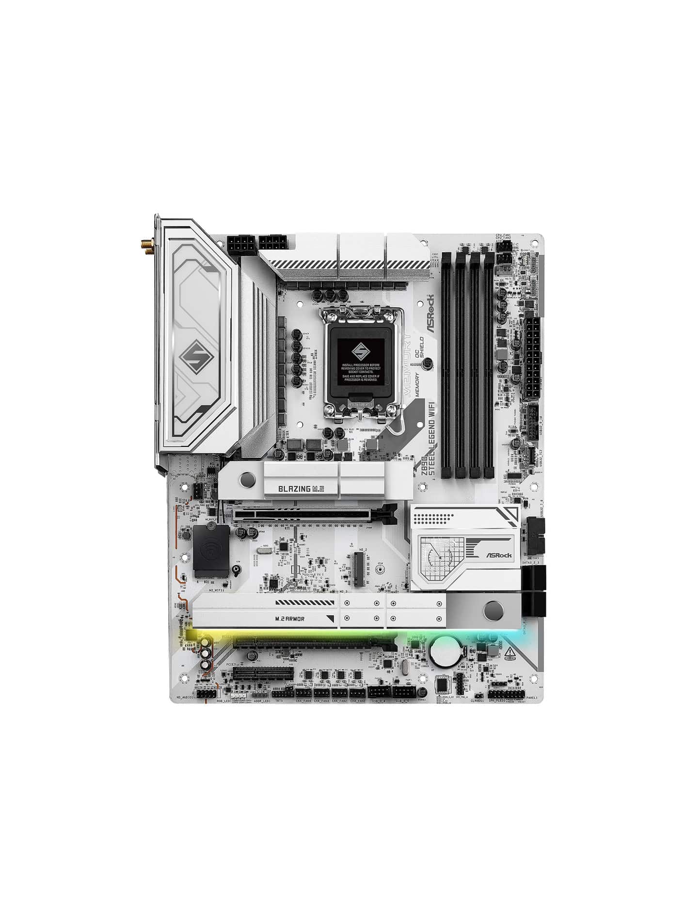 b1-min مادربرد ازراک مدل Z890 Steel Legend WiFi D5 - Image 1