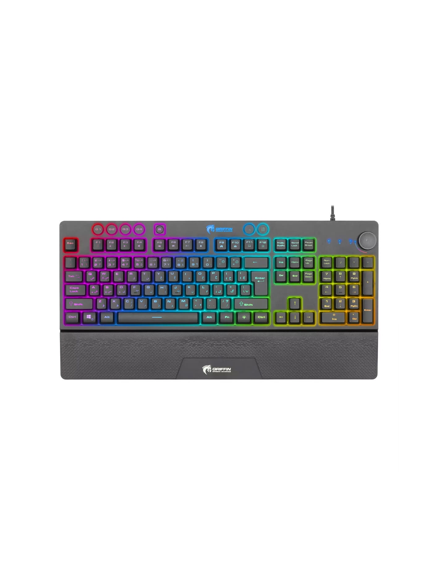 c-min کیبورد گرین مدل GK703-RGB - Image 1