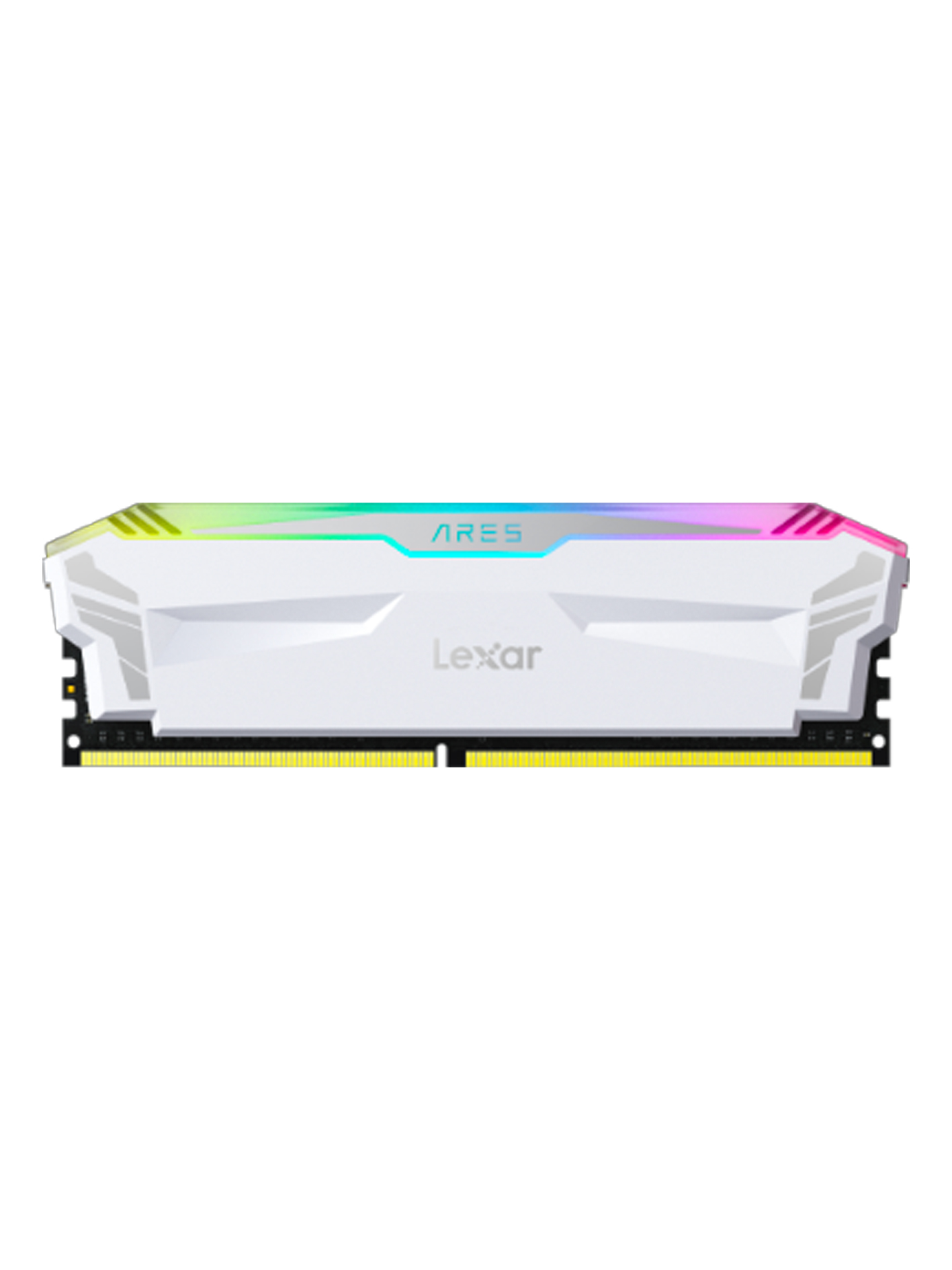 ARES WHITE رم دسکتاپ DDR5 لکسار مدل ARES WHITE RGB دو کاناله 6400 مگاهرتز 32 گیگابایت CL32 - Image 1