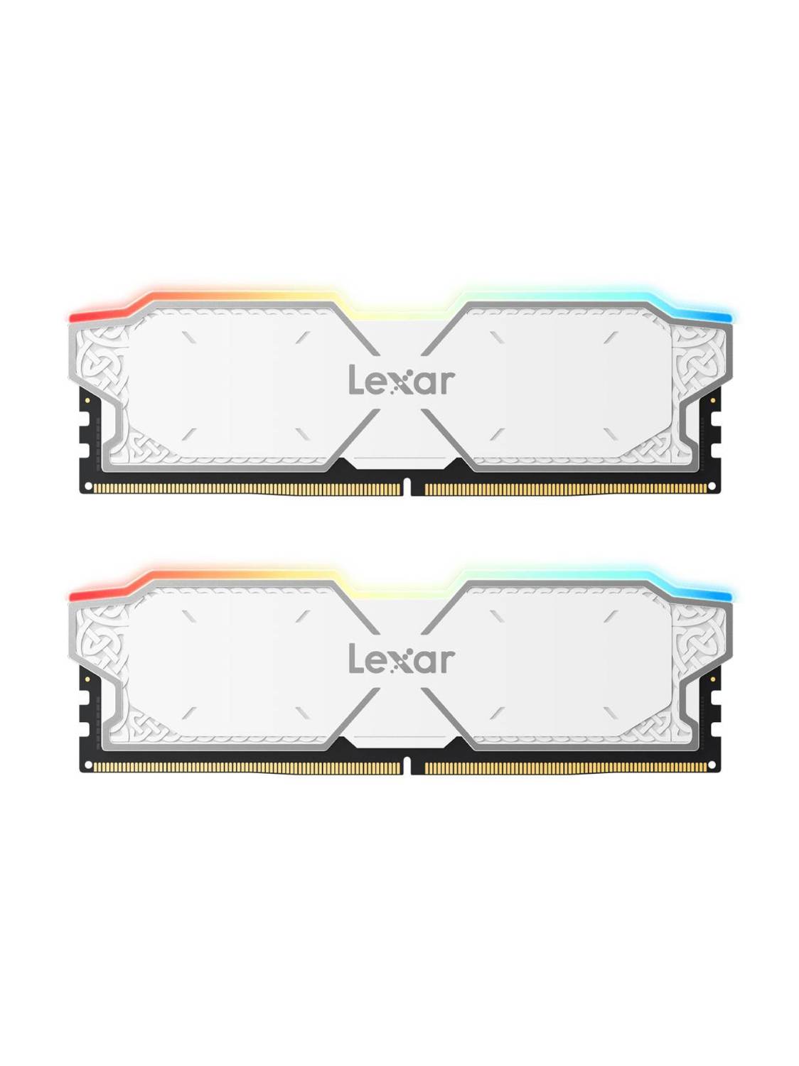 1f3ccb39-2381-4f2e-87f5-6cd359e4dfad رم دسکتاپ DDR5 لکسار دو کاناله 6000 مگاهرتز مدل THOR WHITE RGB 32 گیگابایت CL38 - Image 1